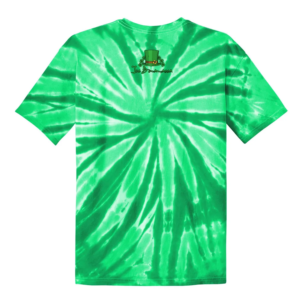 Lucky Blues Top Hat Tie Dye T-Shirt (Unisex)