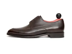 Lynwood Dark Brown Museum Calf in SEA Last with Single Leather Sole