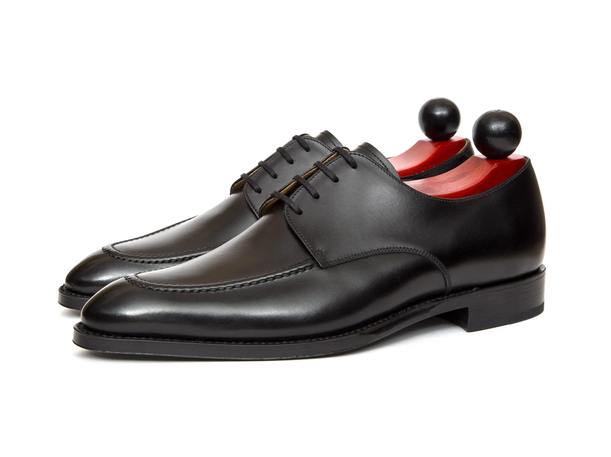 Lynwood MTO Black Calf SEA Last Single Leather Sole - Shop Now