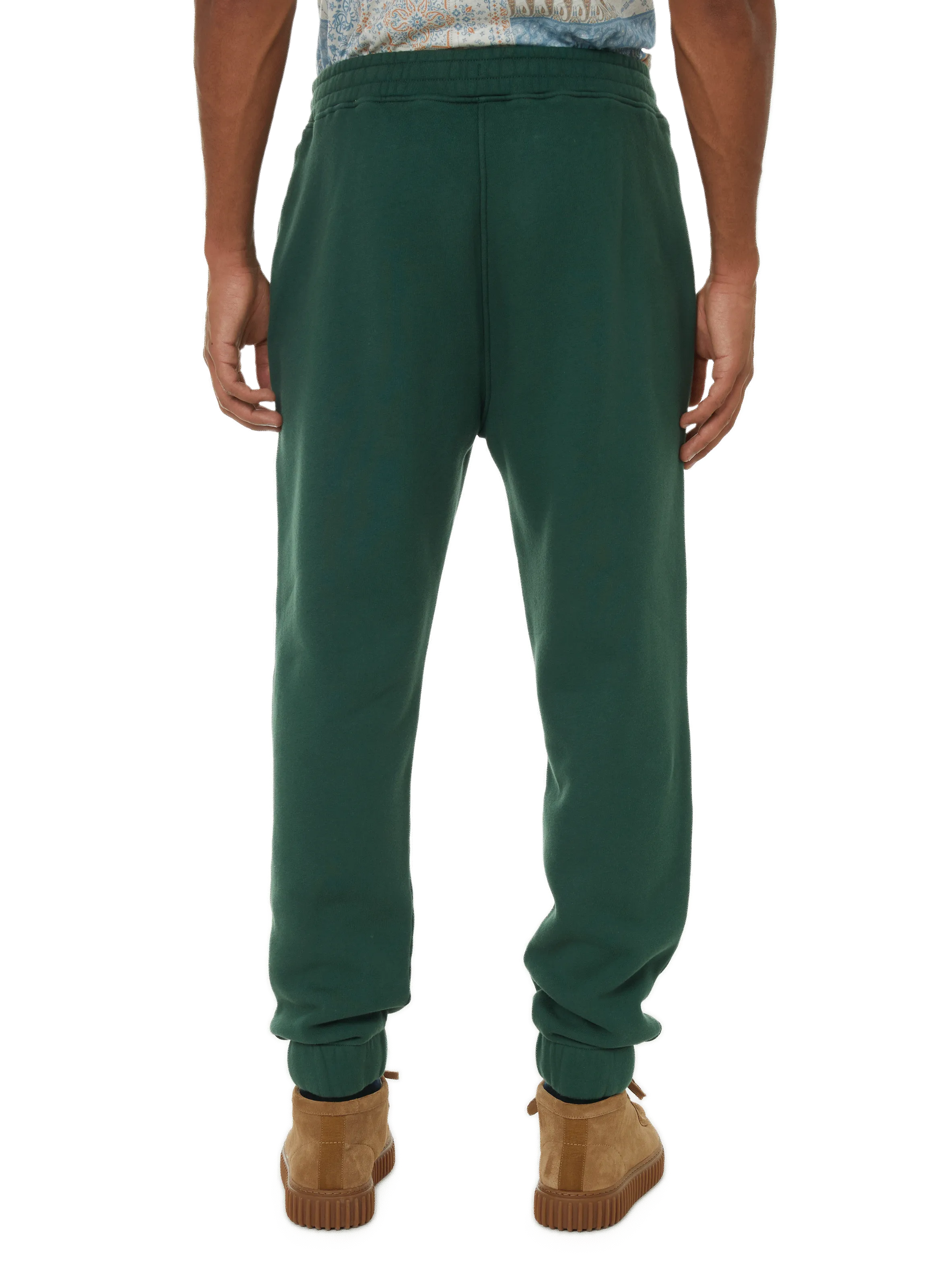 MAISON KITSUNÉ  Cotton joggers - Green