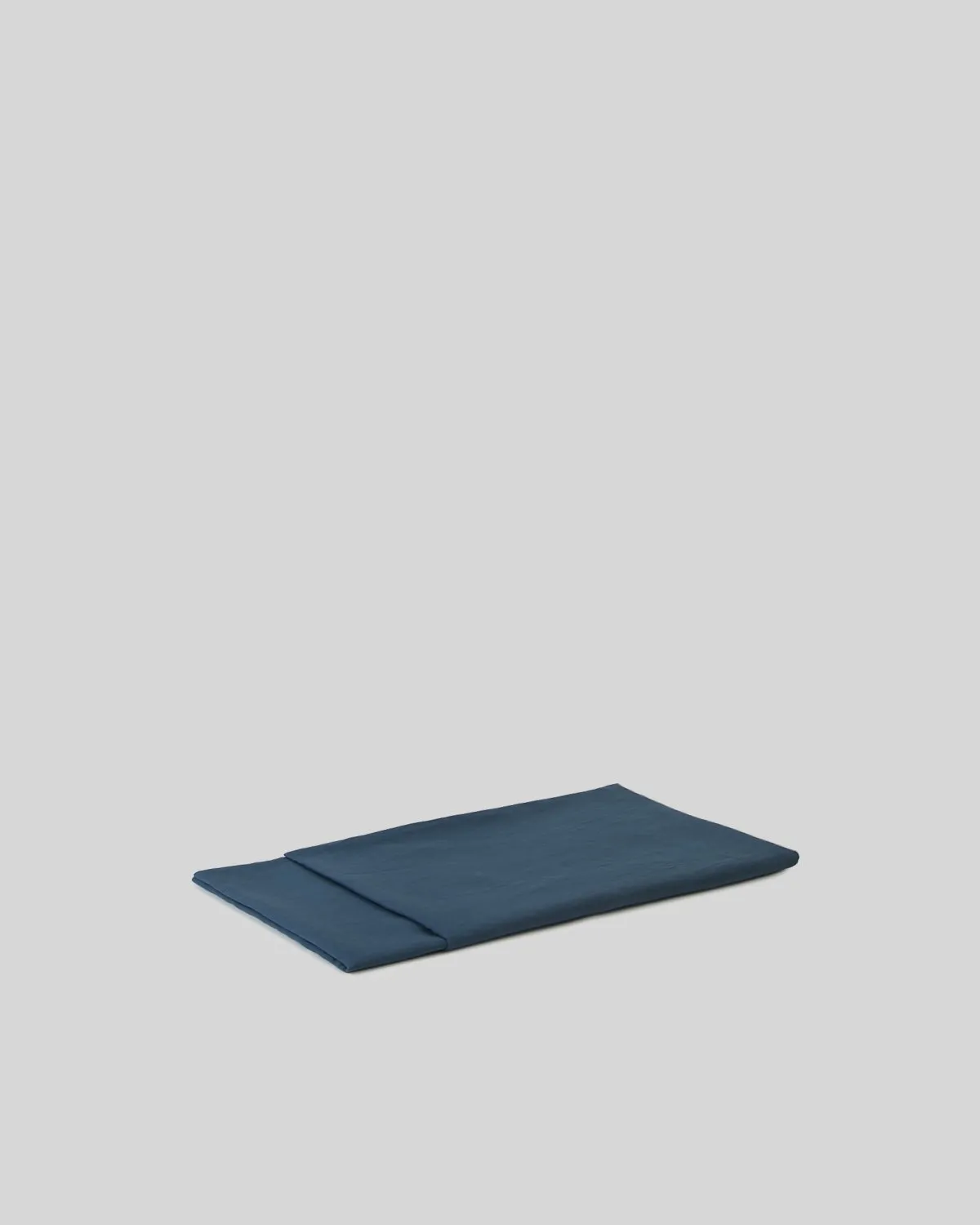 Marcel Linen Flat Sheet in Adriatic Blue