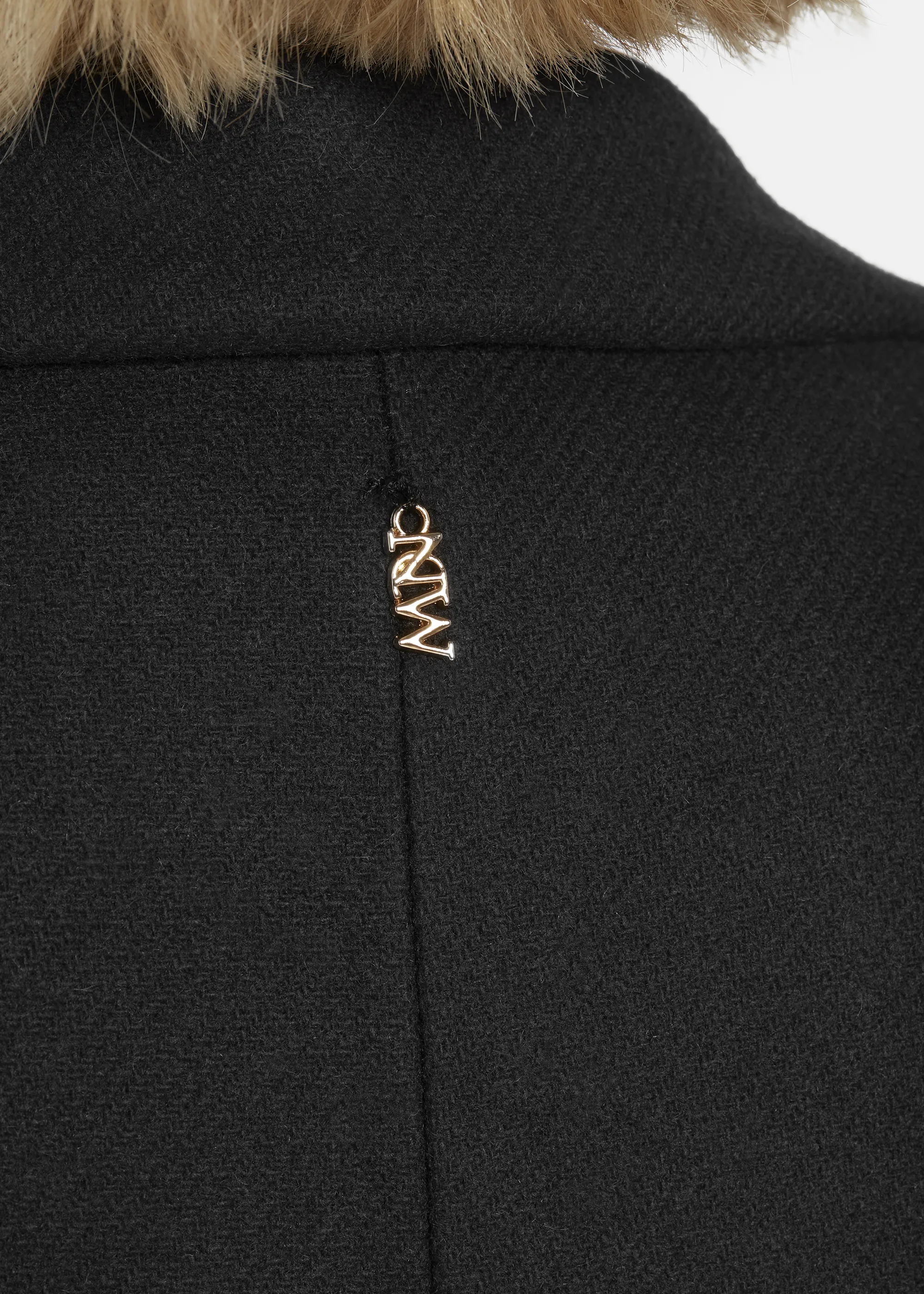 Masculine wool coat - DRIMILO in BLACK