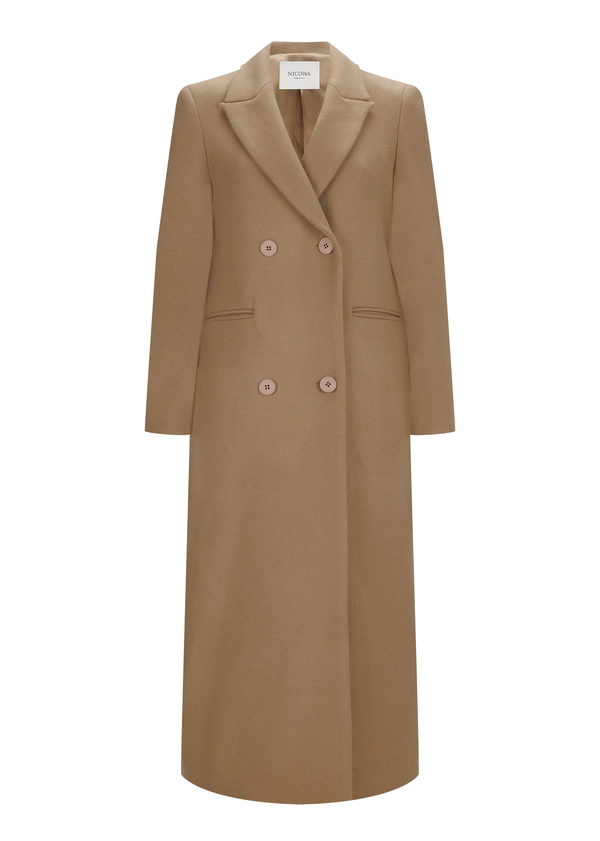 Masculine wool coat - DRIMILO in CAMEL