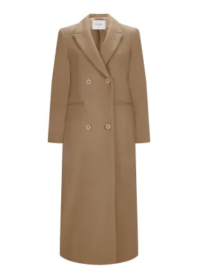 Masculine wool coat - DRIMILO in CAMEL