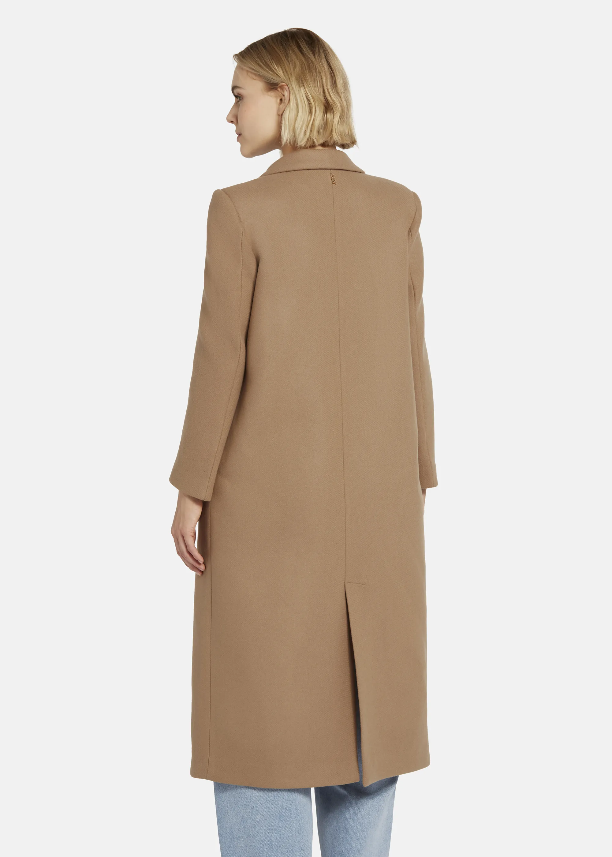 Masculine wool coat - DRIMILO in CAMEL