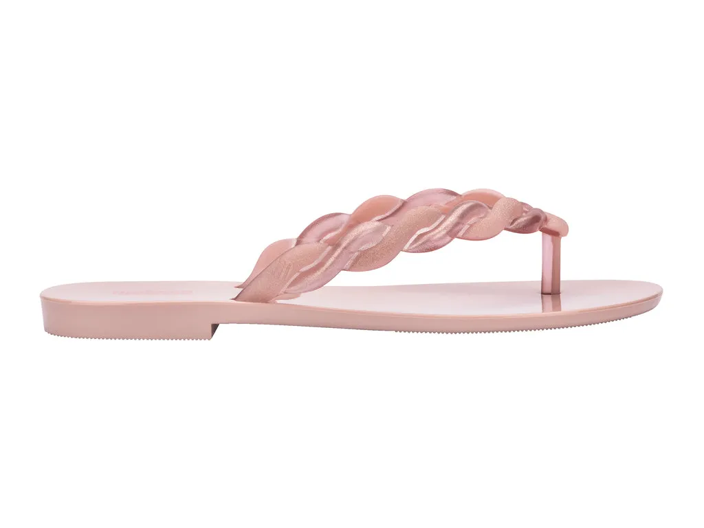 Melissa Louise AD Pink Flat Flipflops