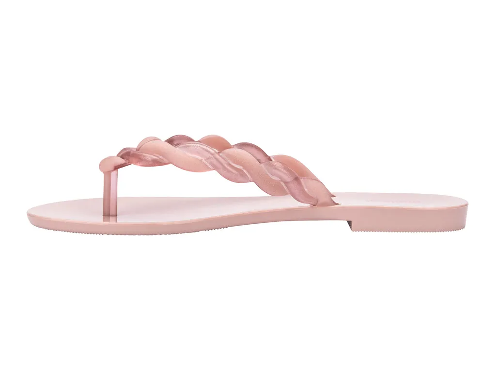 Melissa Louise AD Pink Flat Flipflops