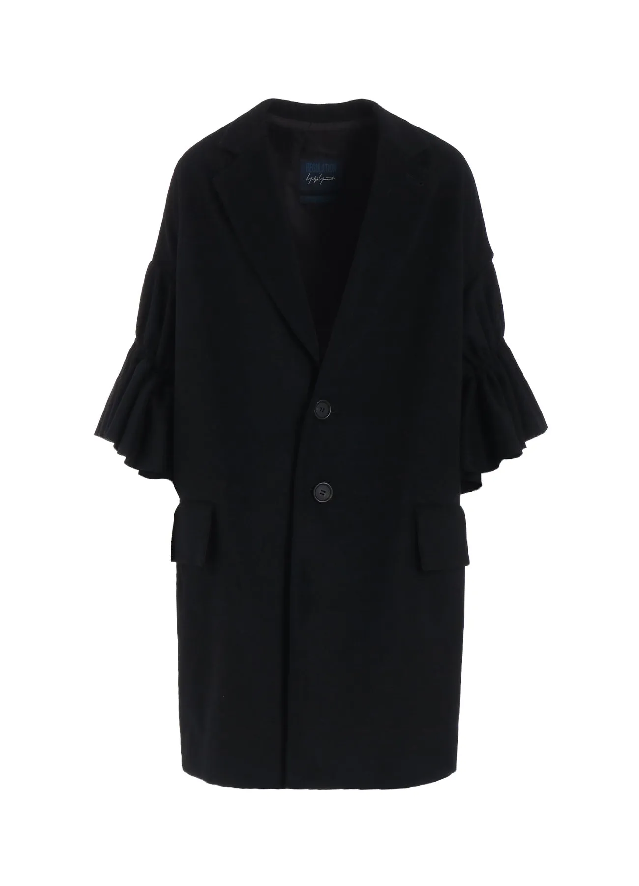 MELTON R- FRILLS COAT