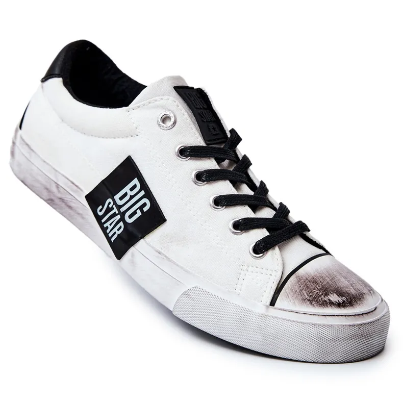 Men's Sneakers Big Star JJ174248 White and Black sneakers