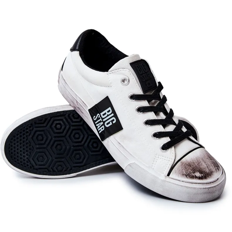 Men's Sneakers Big Star JJ174248 White and Black sneakers