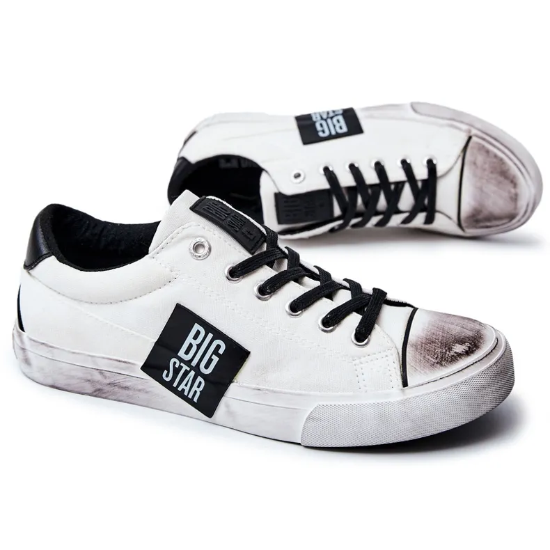 Men's Sneakers Big Star JJ174248 White and Black sneakers