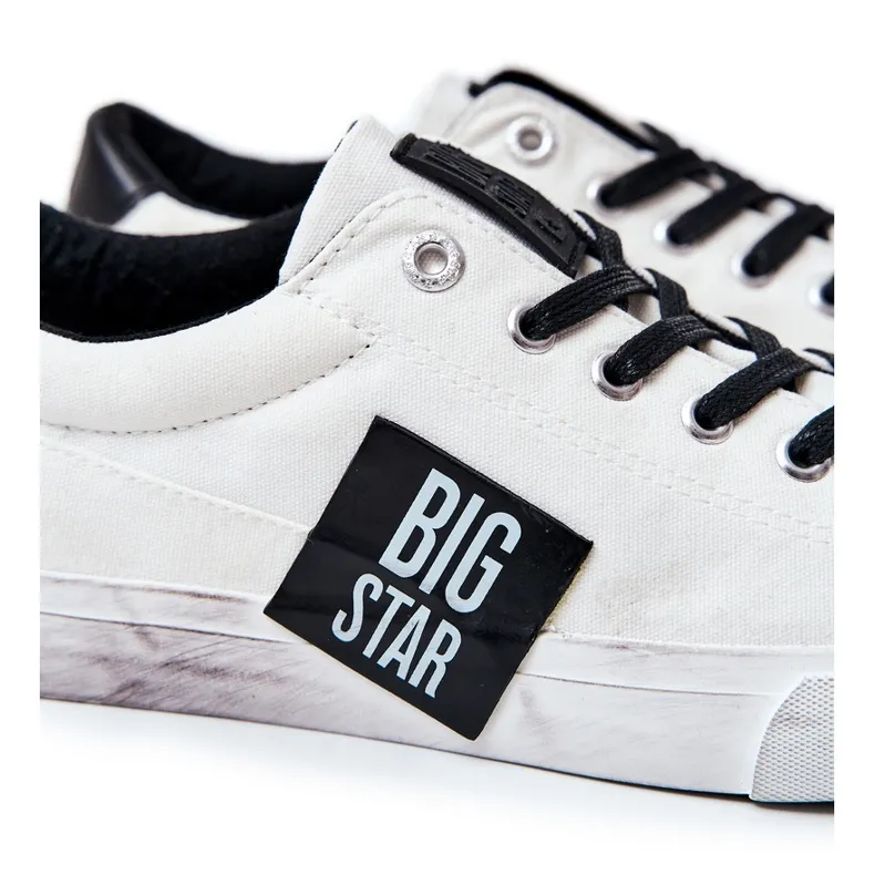 Men's Sneakers Big Star JJ174248 White and Black sneakers