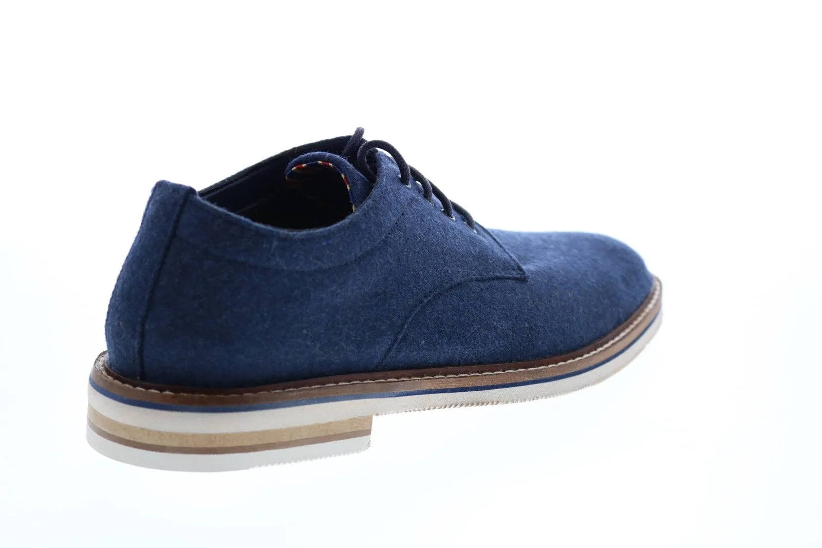 Men's Blue Plain Toe Oxfords