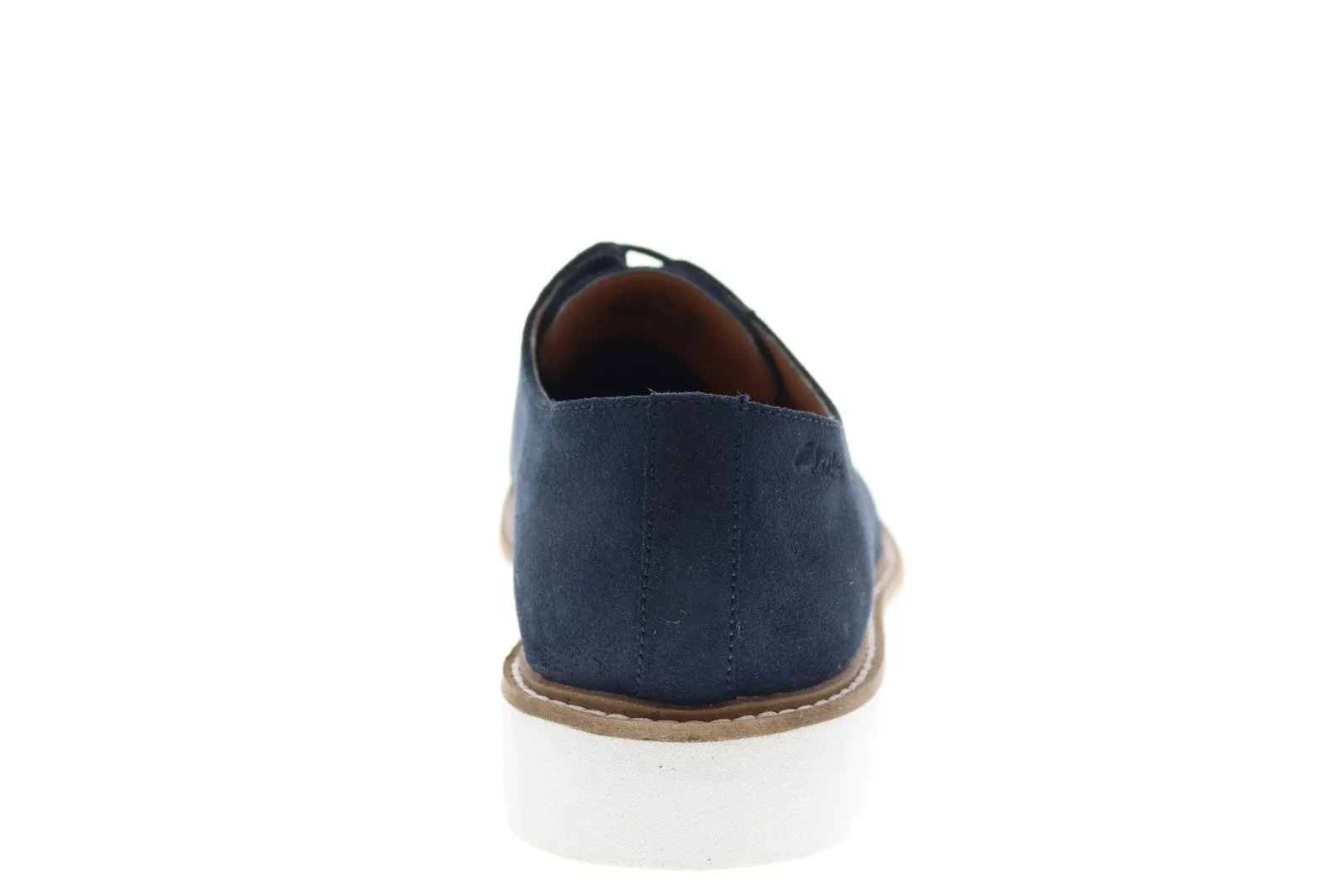 Men's Blue Suede Oxfords