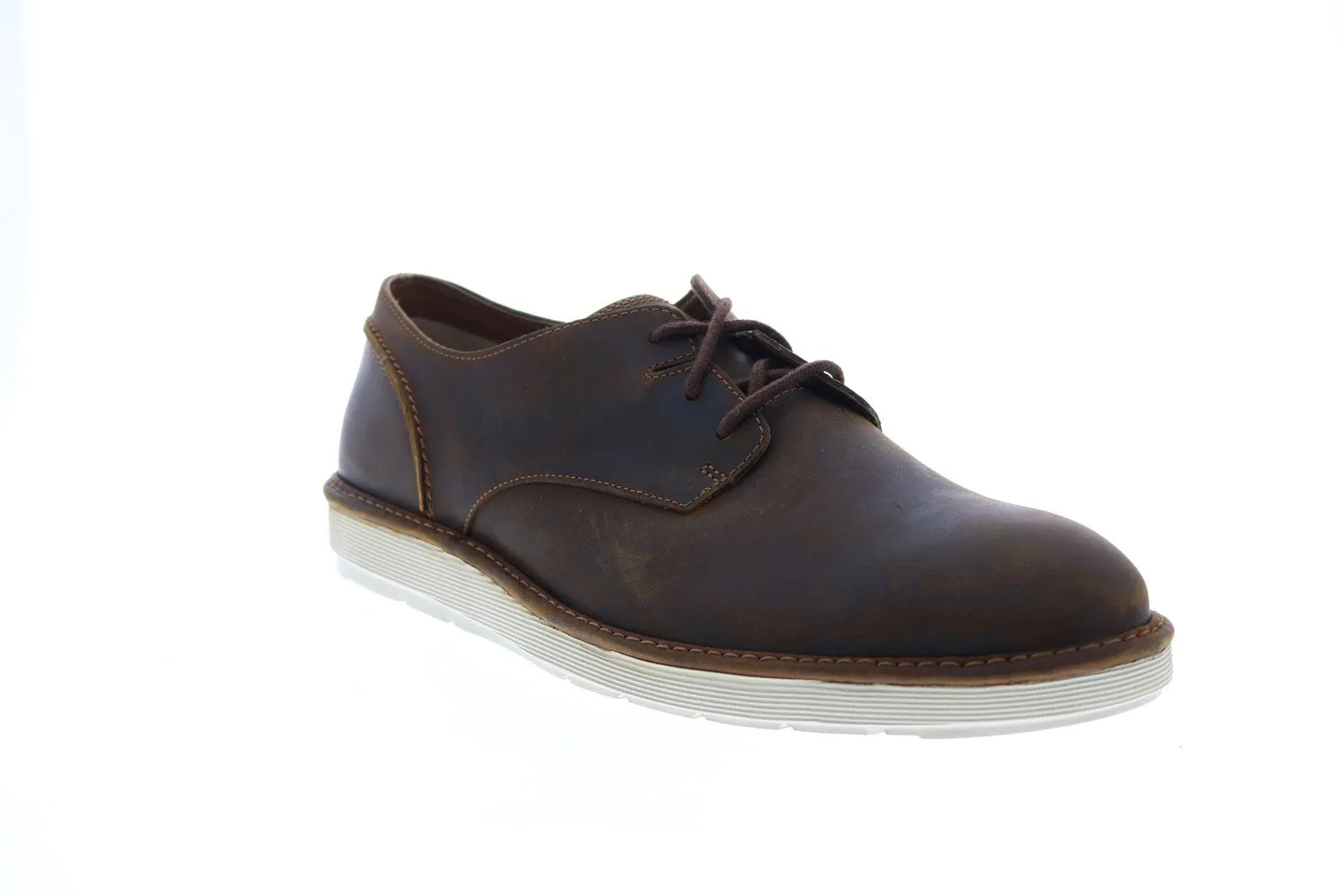 Men's Brown Leather Oxfords