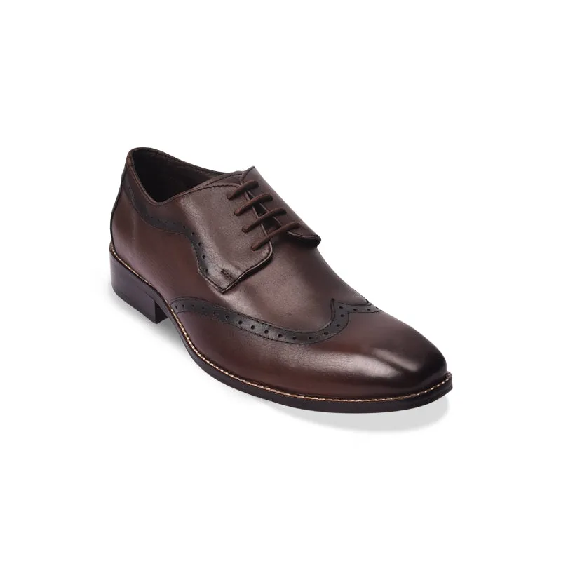 Men's derby brogue lace up shoes