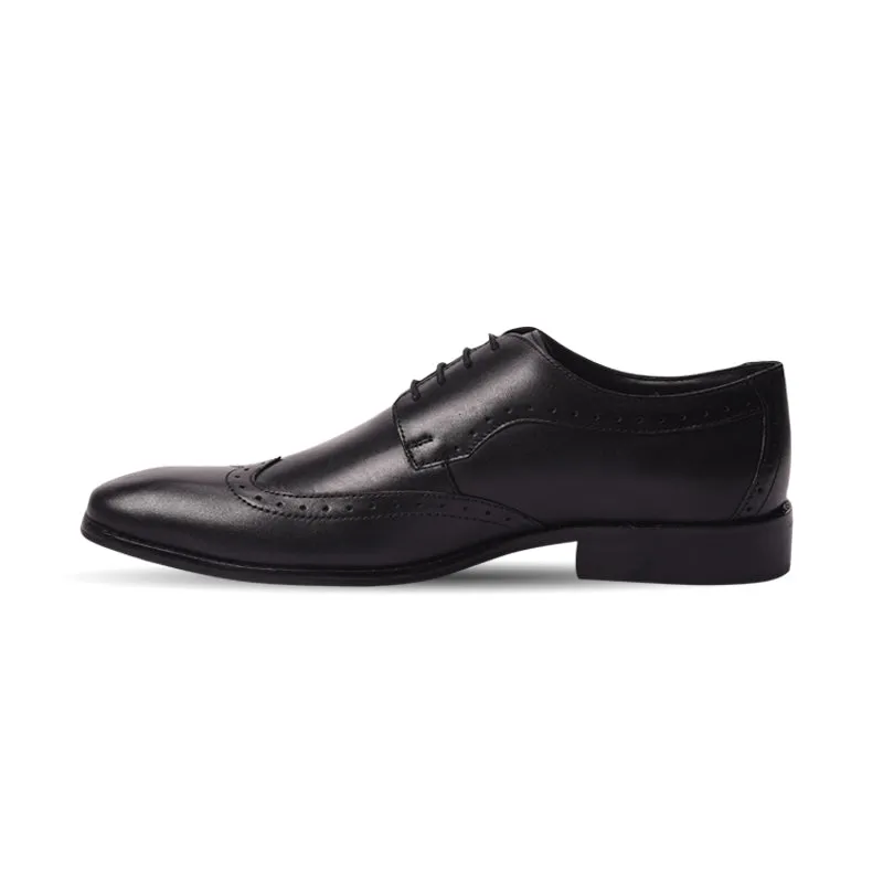 Men's derby brogue lace up shoes