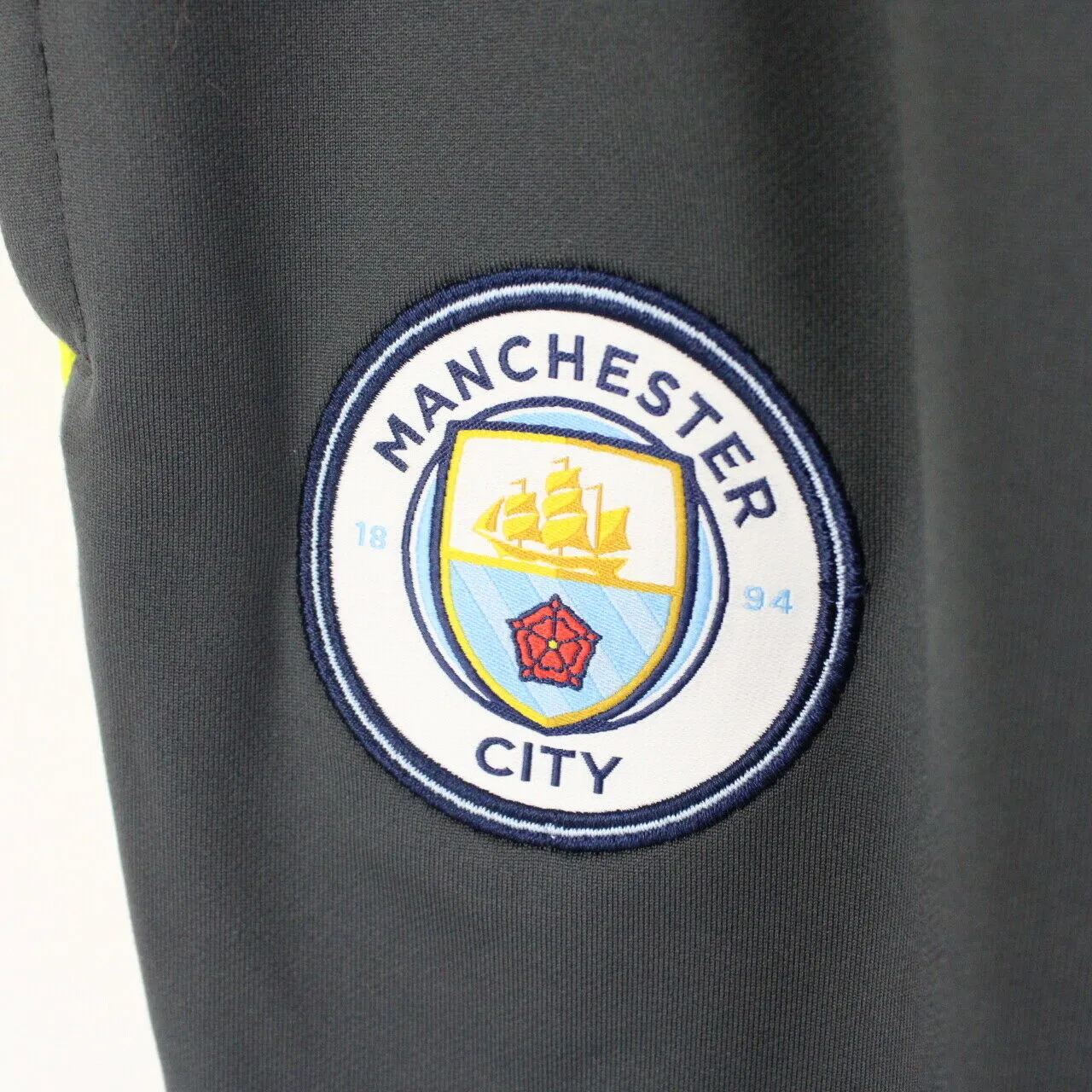 Mens NIKE MANCHESTER CITY FC Joggers Grey | Large