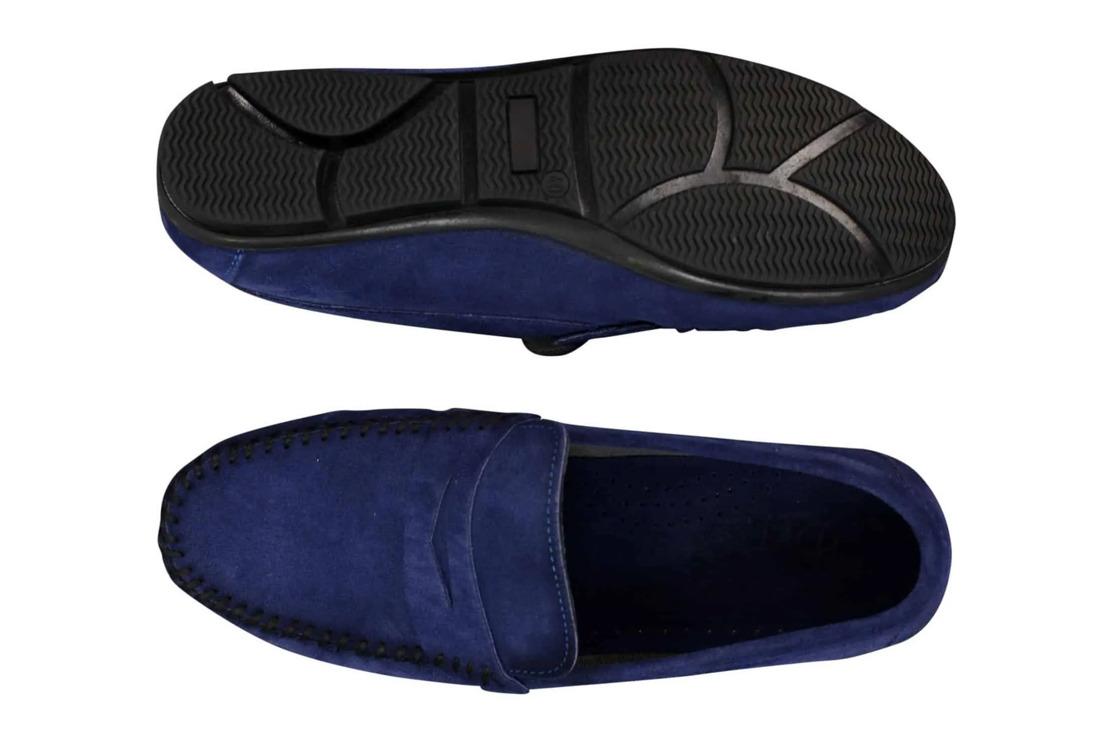 Mens Real Suede Washed Designer Slip On Loafers Moccasins Smart Casual Shoes