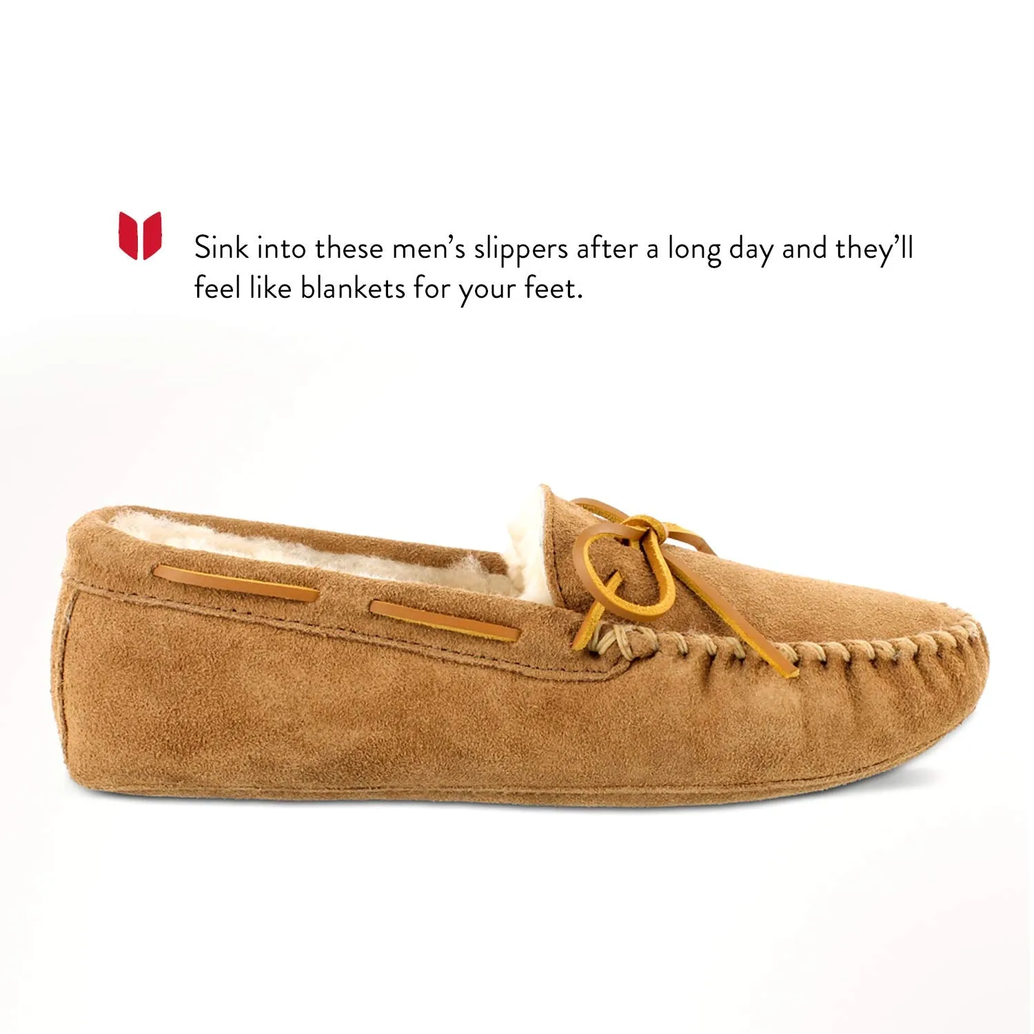 Men's Sheepskin Softsole Moccasins