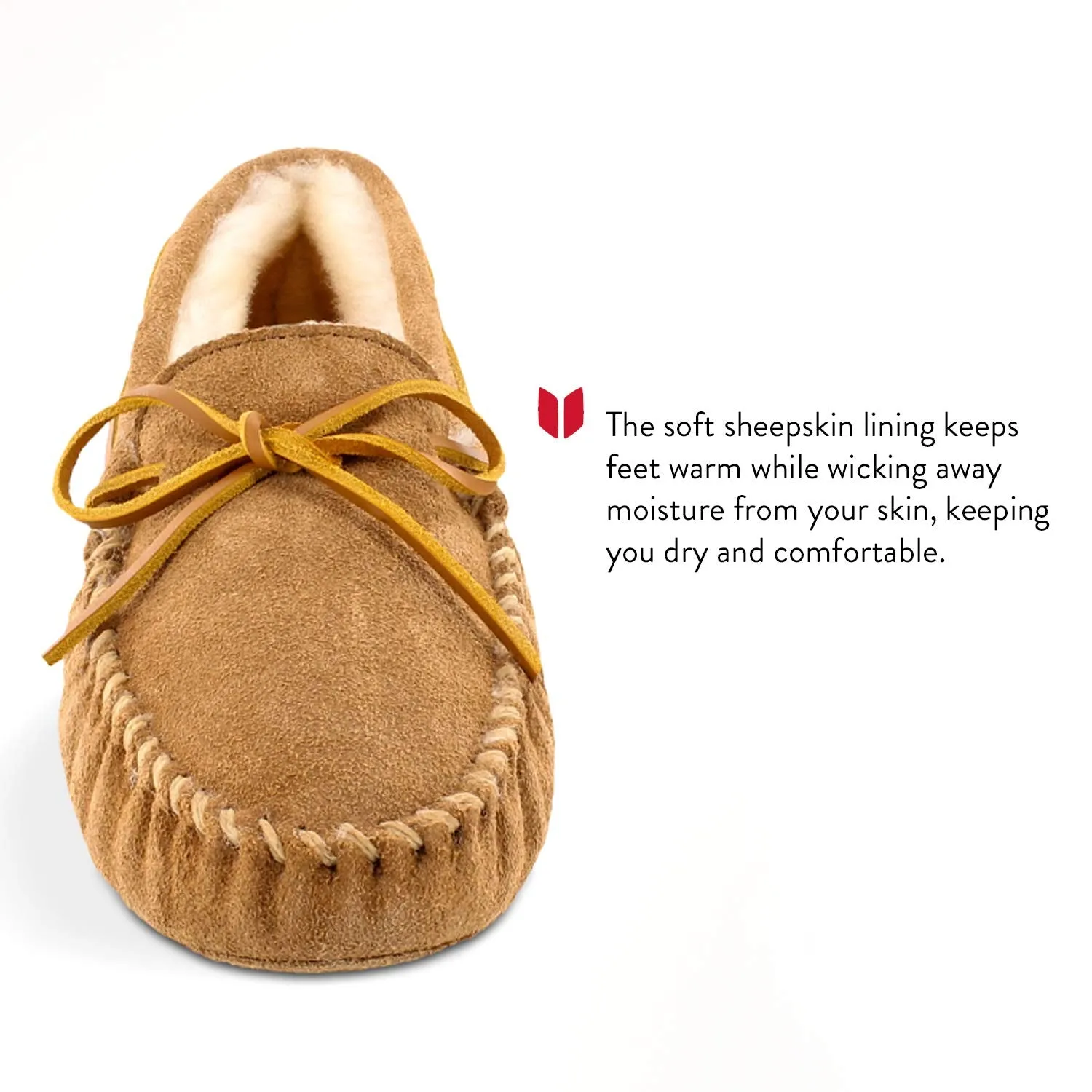 Men's Sheepskin Softsole Moccasins