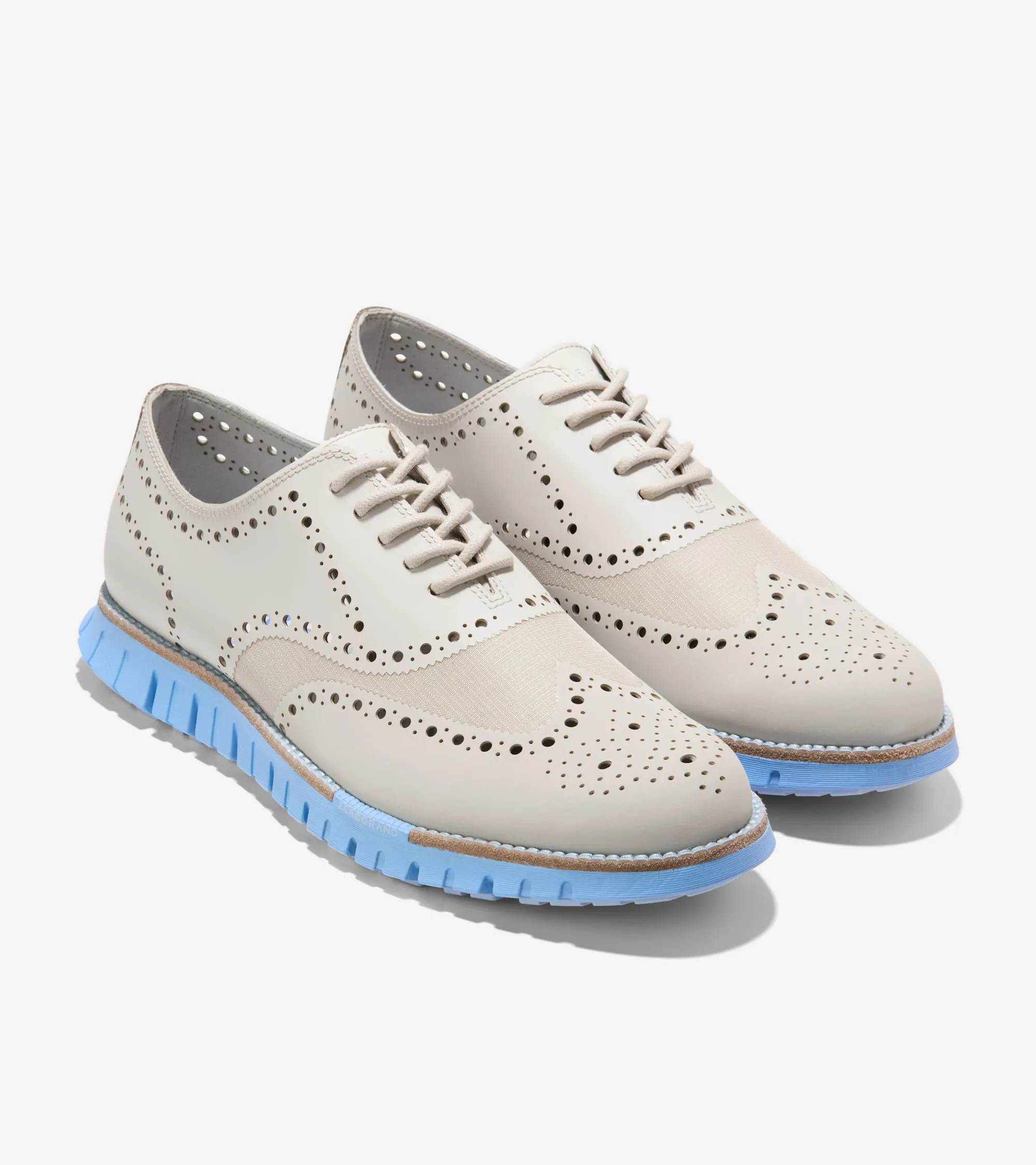 Men's Streamlined No Stitch Wingtip Oxfords