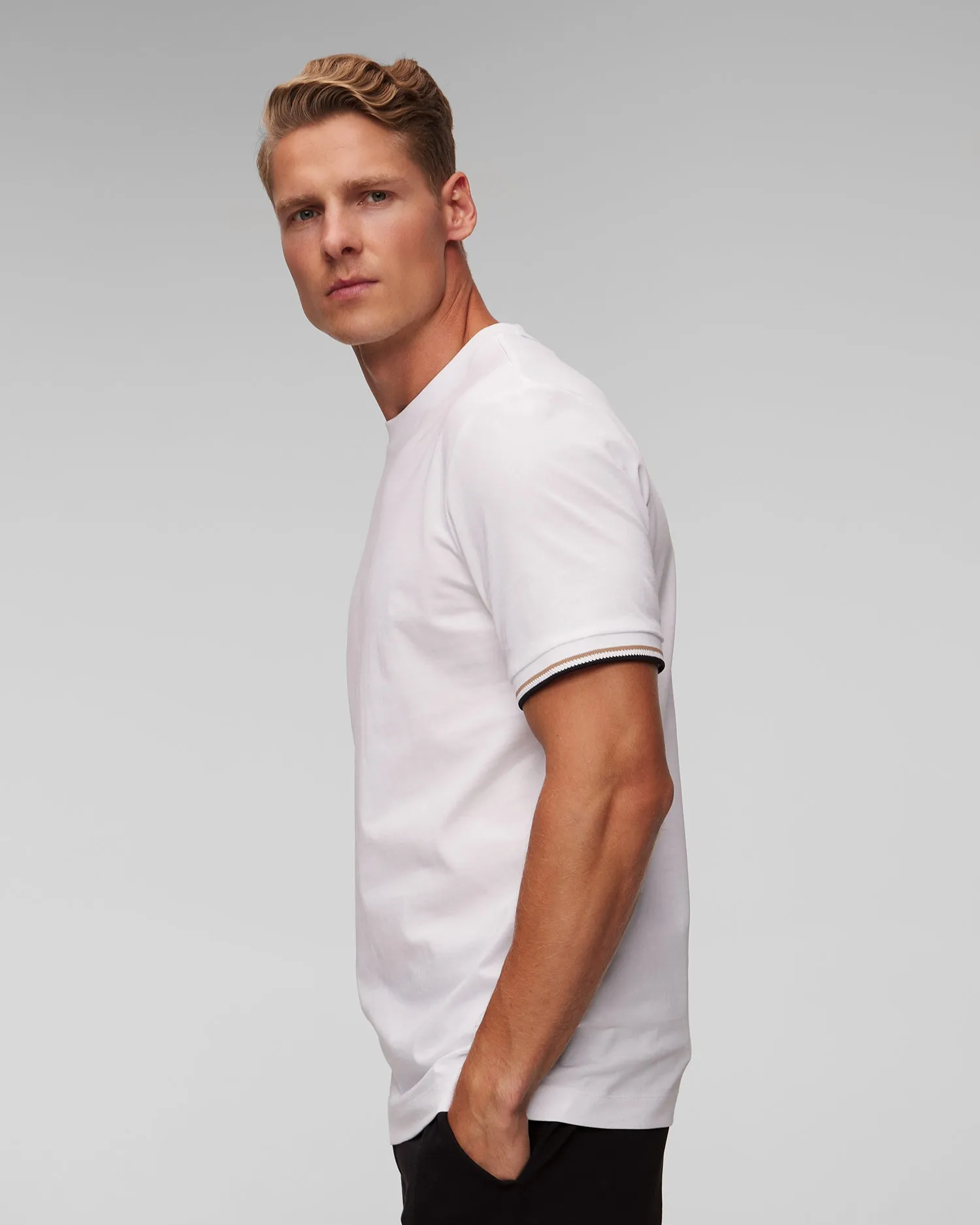 Men’s white T-shirt Hugo Boss Thompson 50501097-100