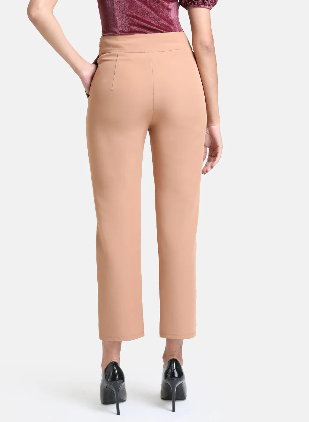 Metal Trim Waist Trouser