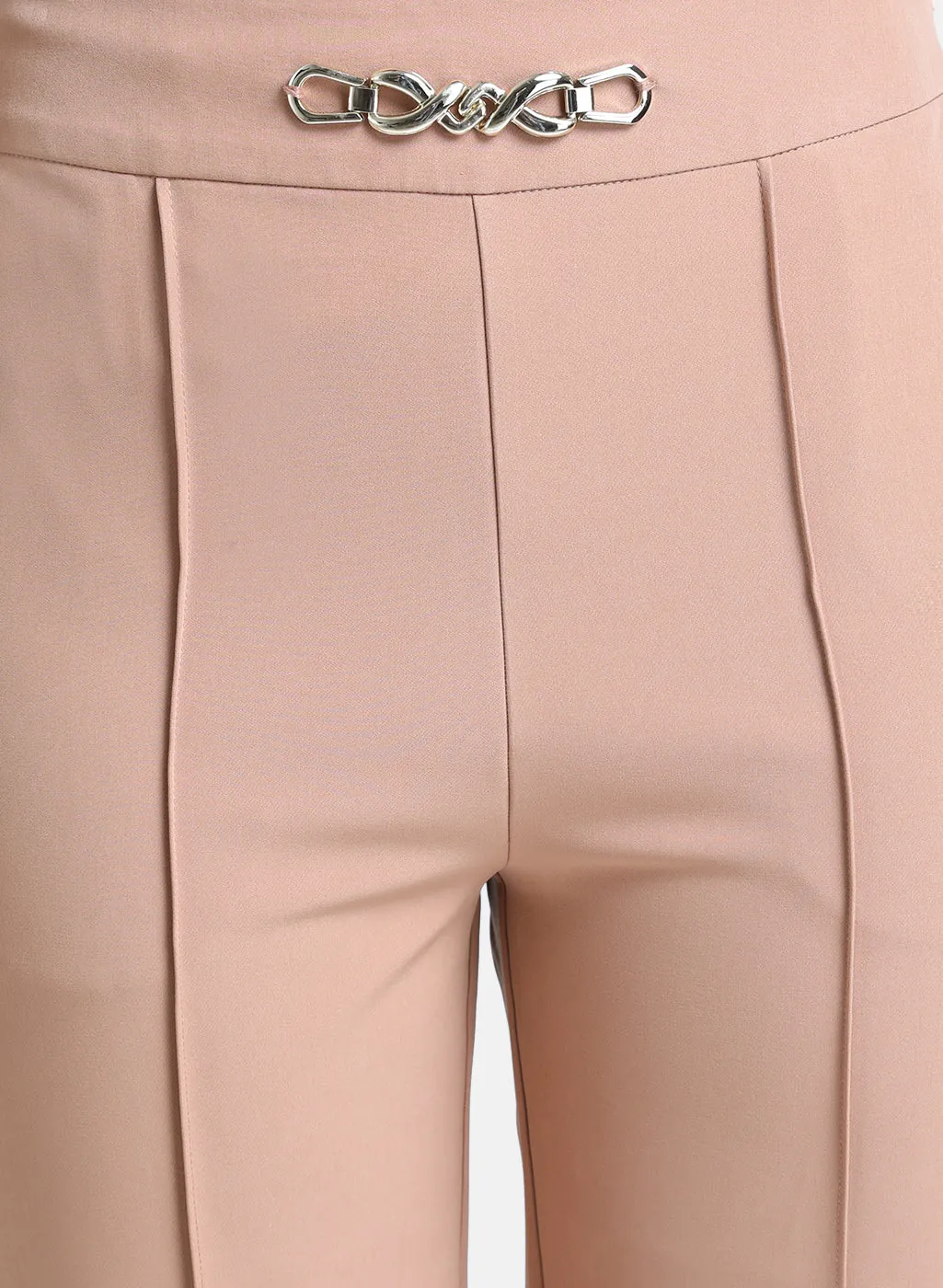 Metal Trim Waist Trouser