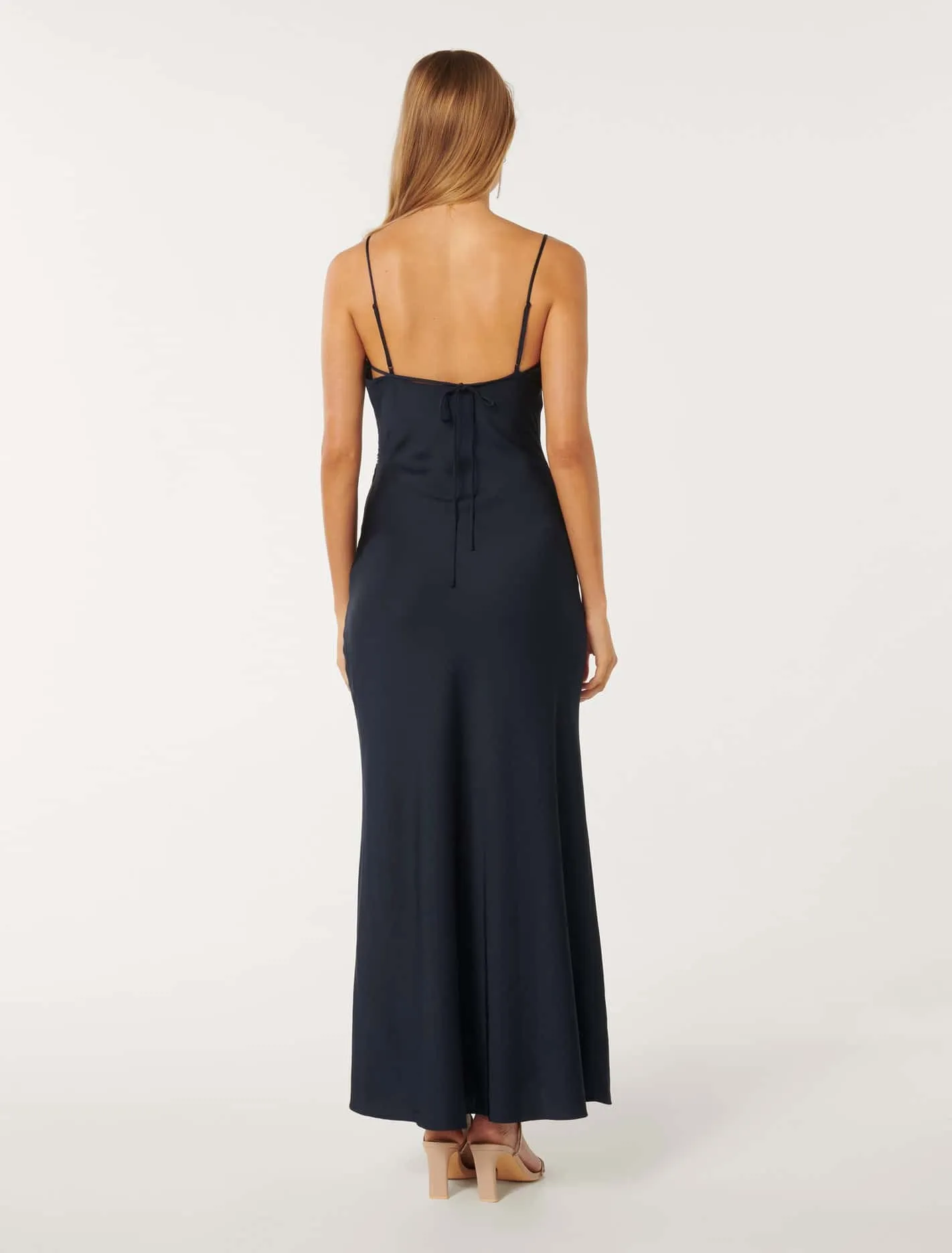 Mia Satin Maxi Dress