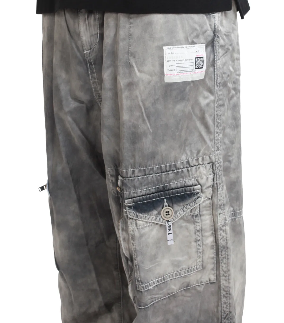 Mihara Yasuhiro RC Twill Parachute Trousers Gray