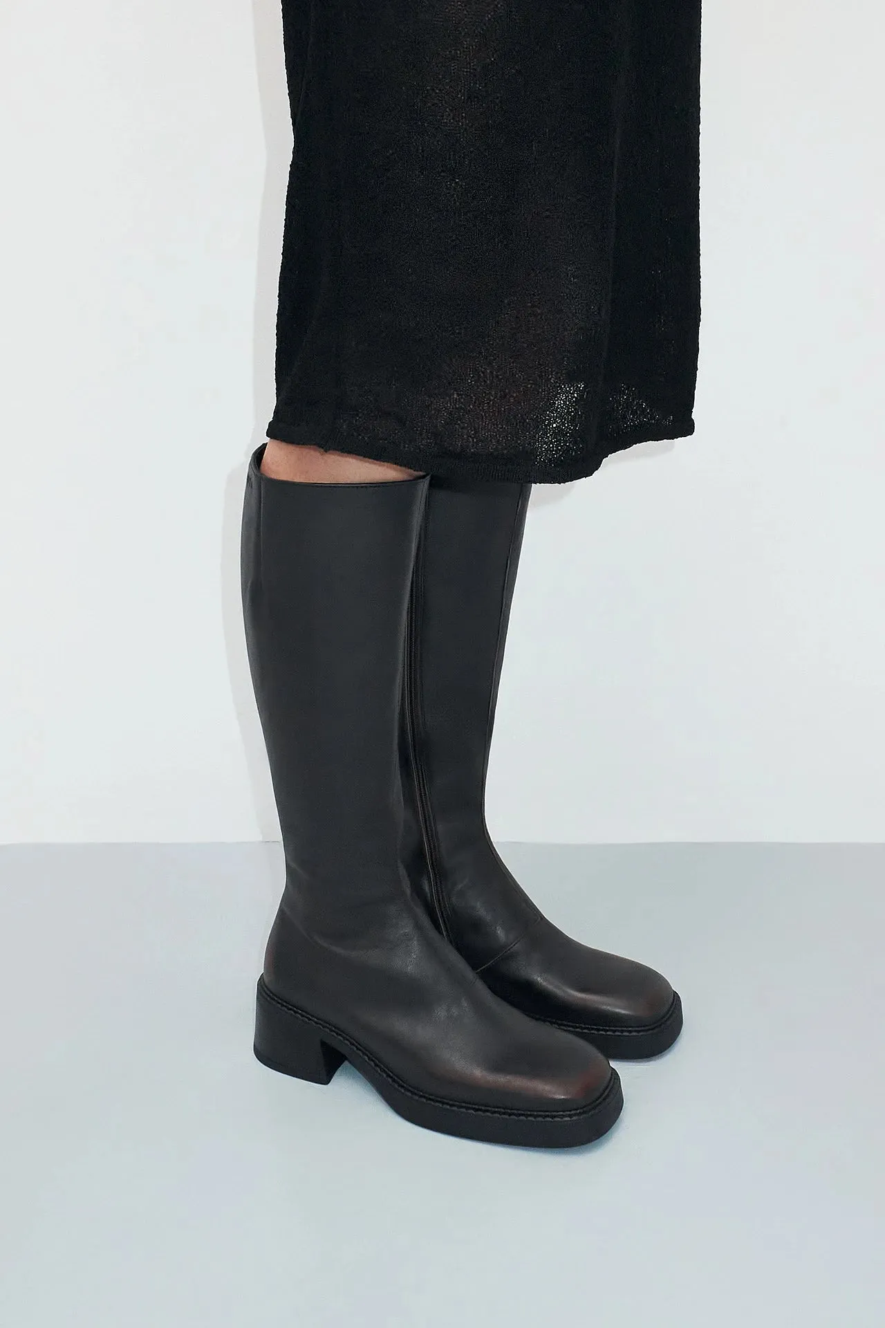 MIISTA YUMI BRUSHED BROWN BOOTS