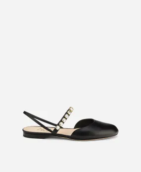 Milly Crystal Sling-back ballet flat