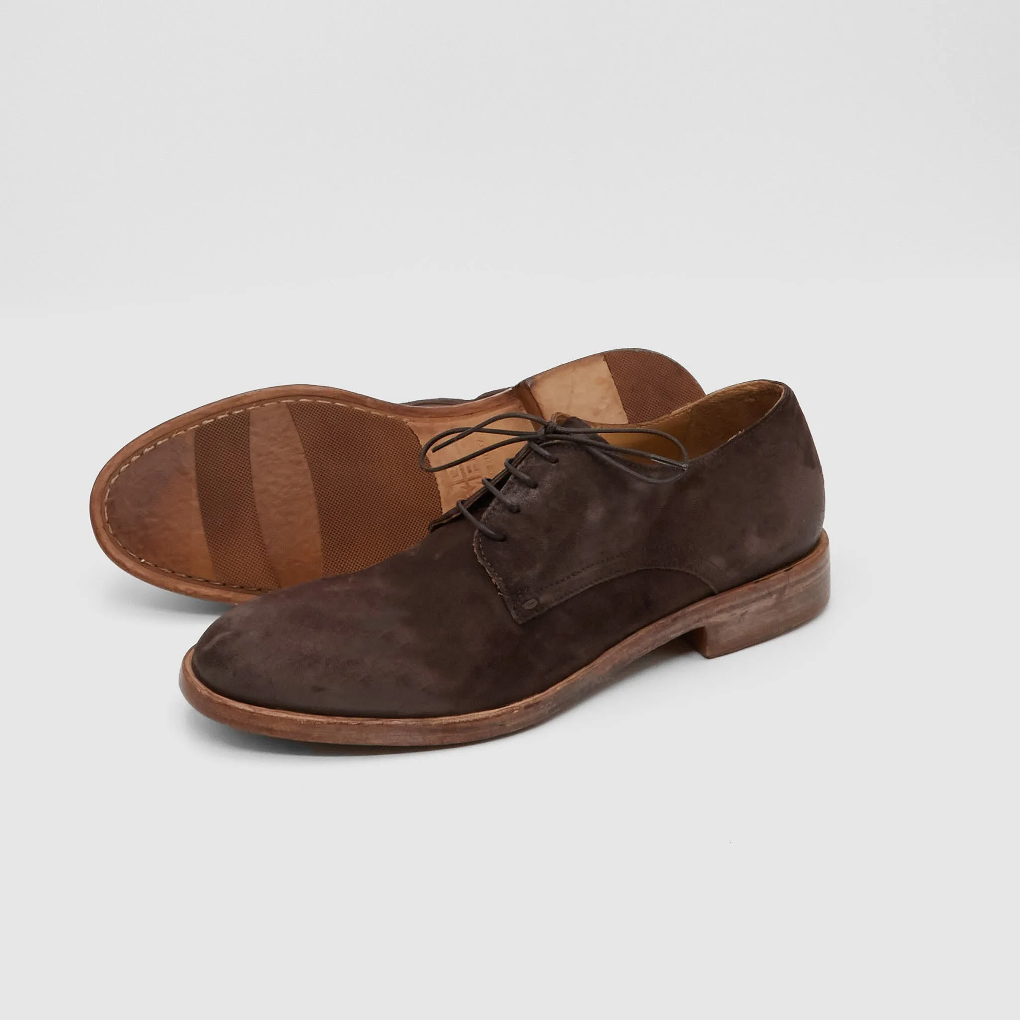 Moma Roughout Leather Derby Blucher