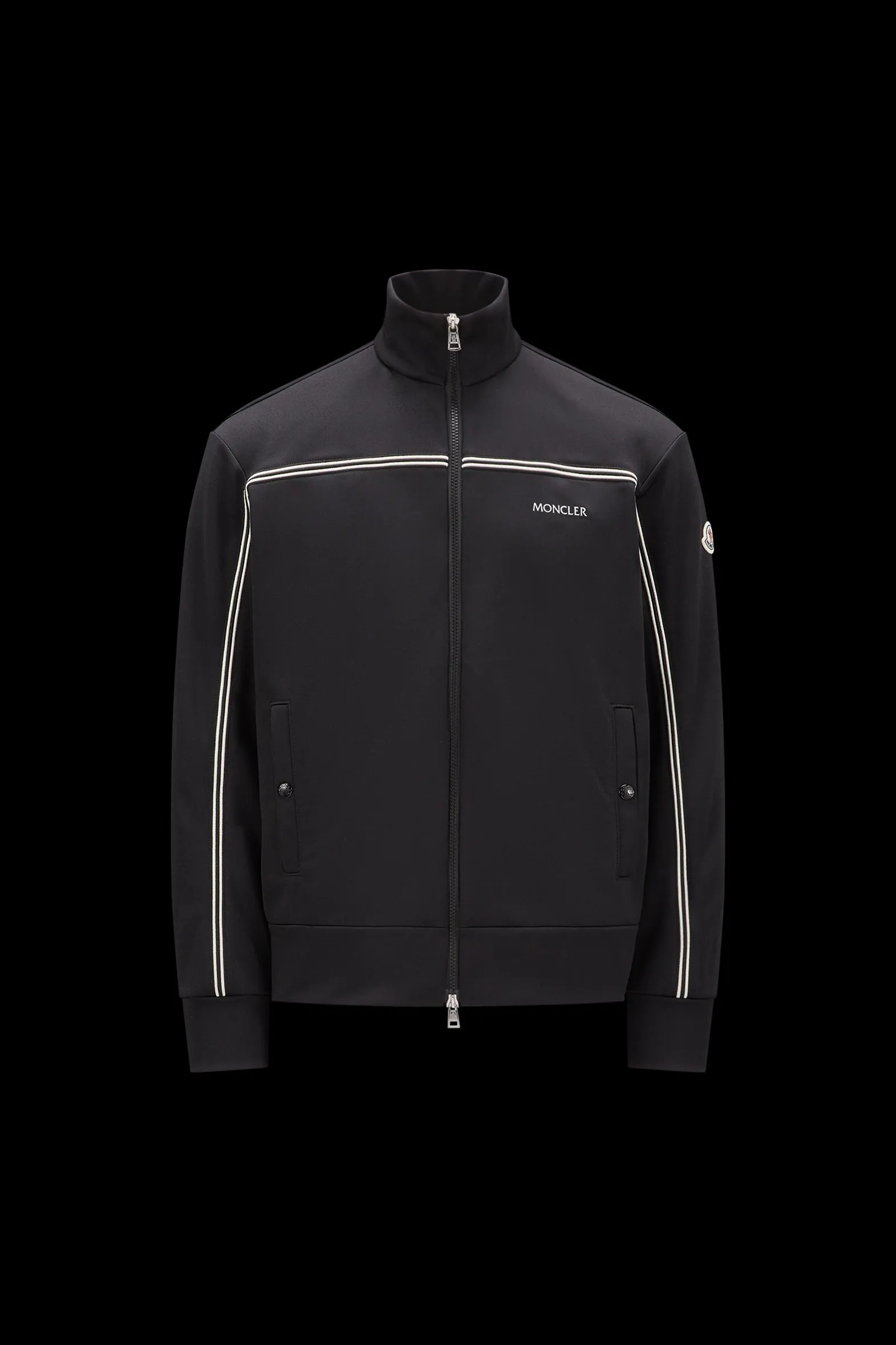 MONCLER Triacetate Zip-Up Sweatshirt