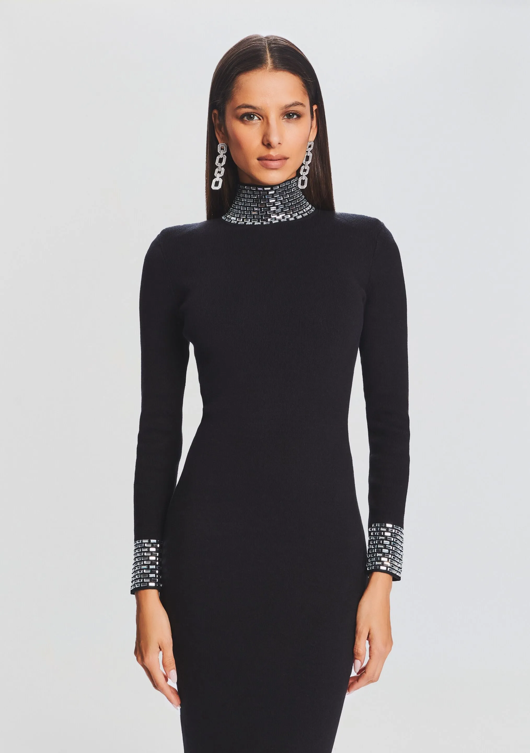 Monroe Embellished Knit Dress