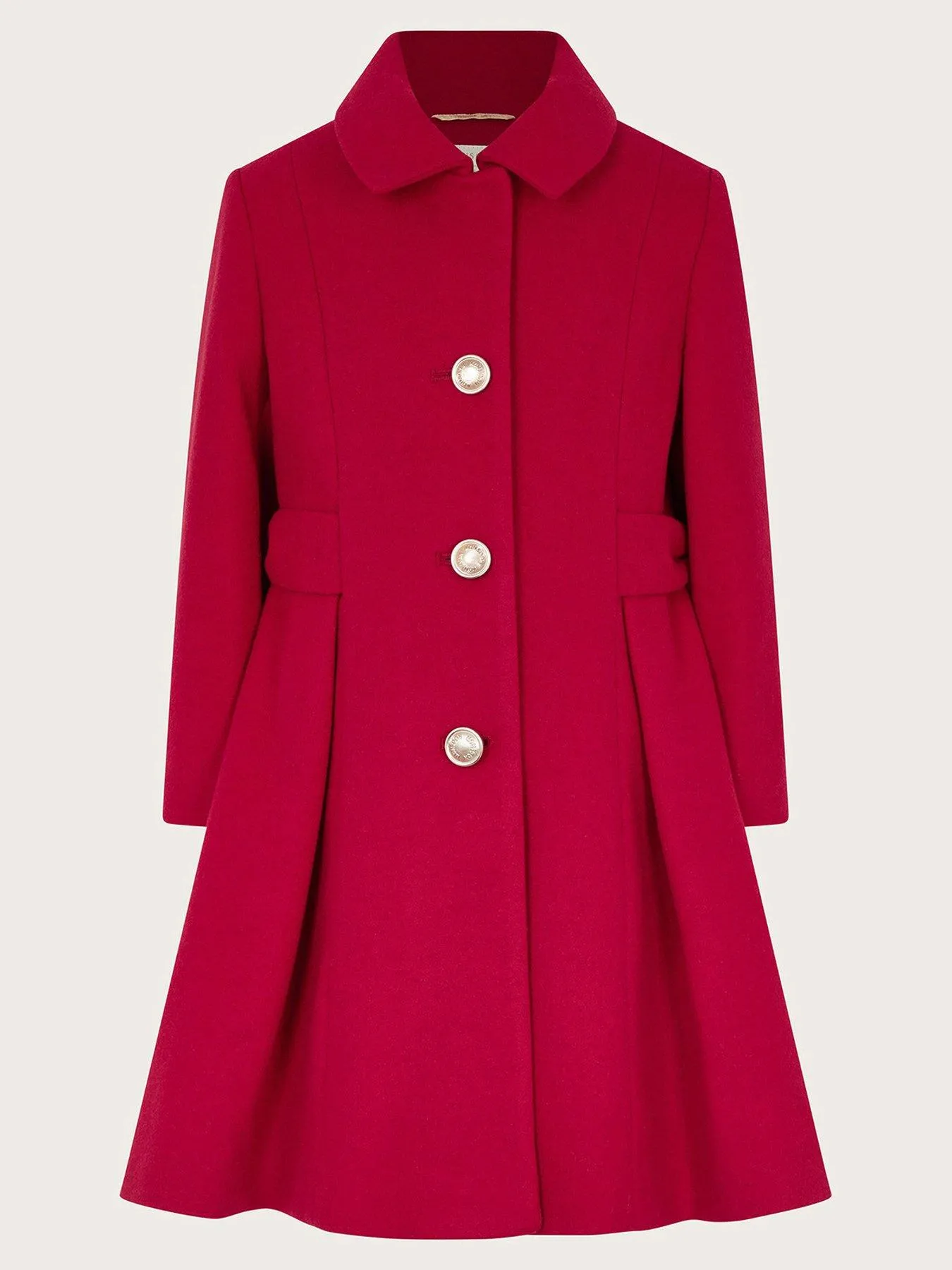 Monsoon Red Girls Cape Coat