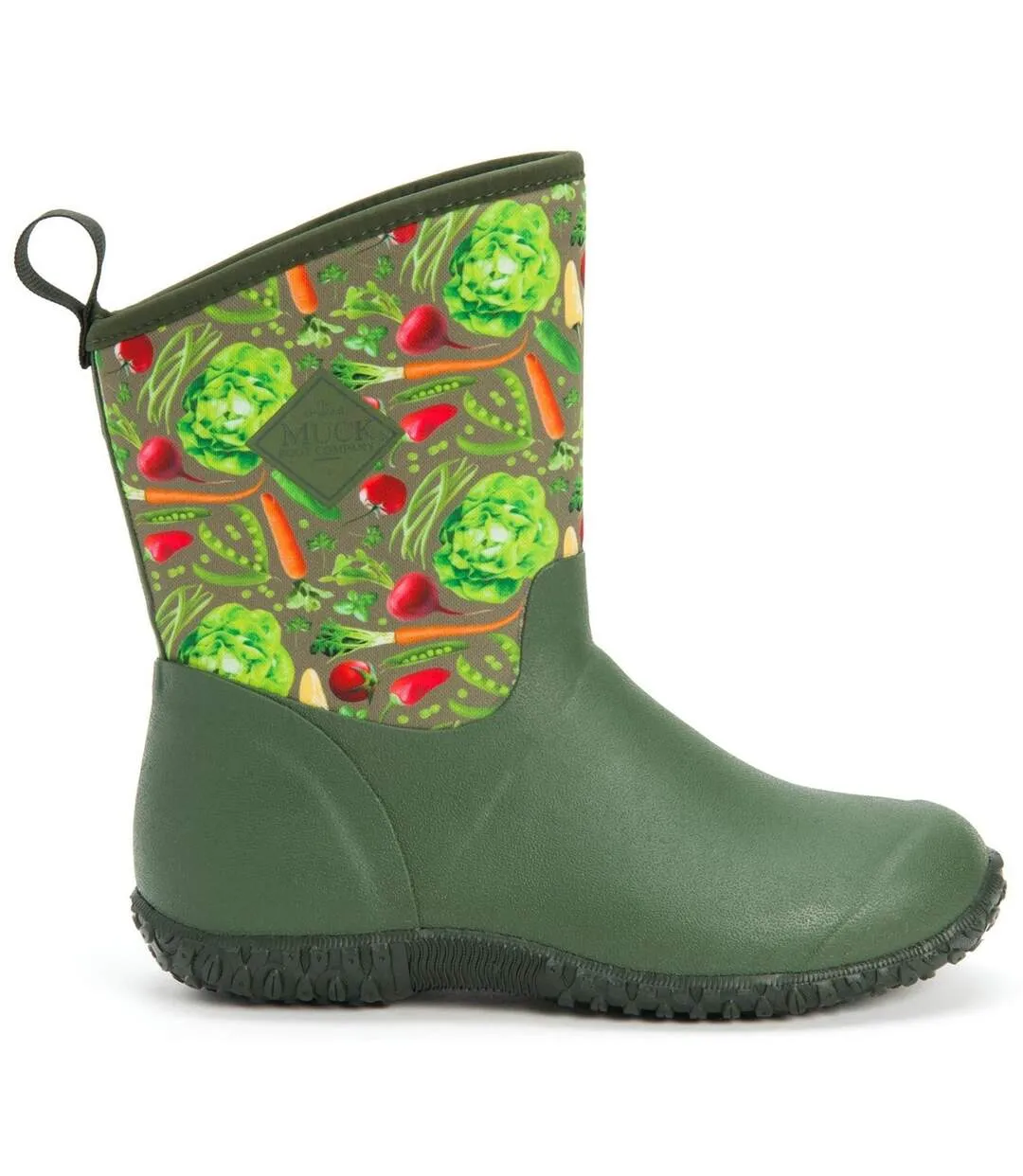 Green Print Women's Muck Boots