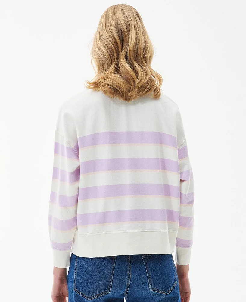 Multi Stripe Snapdragon Sweatshirt