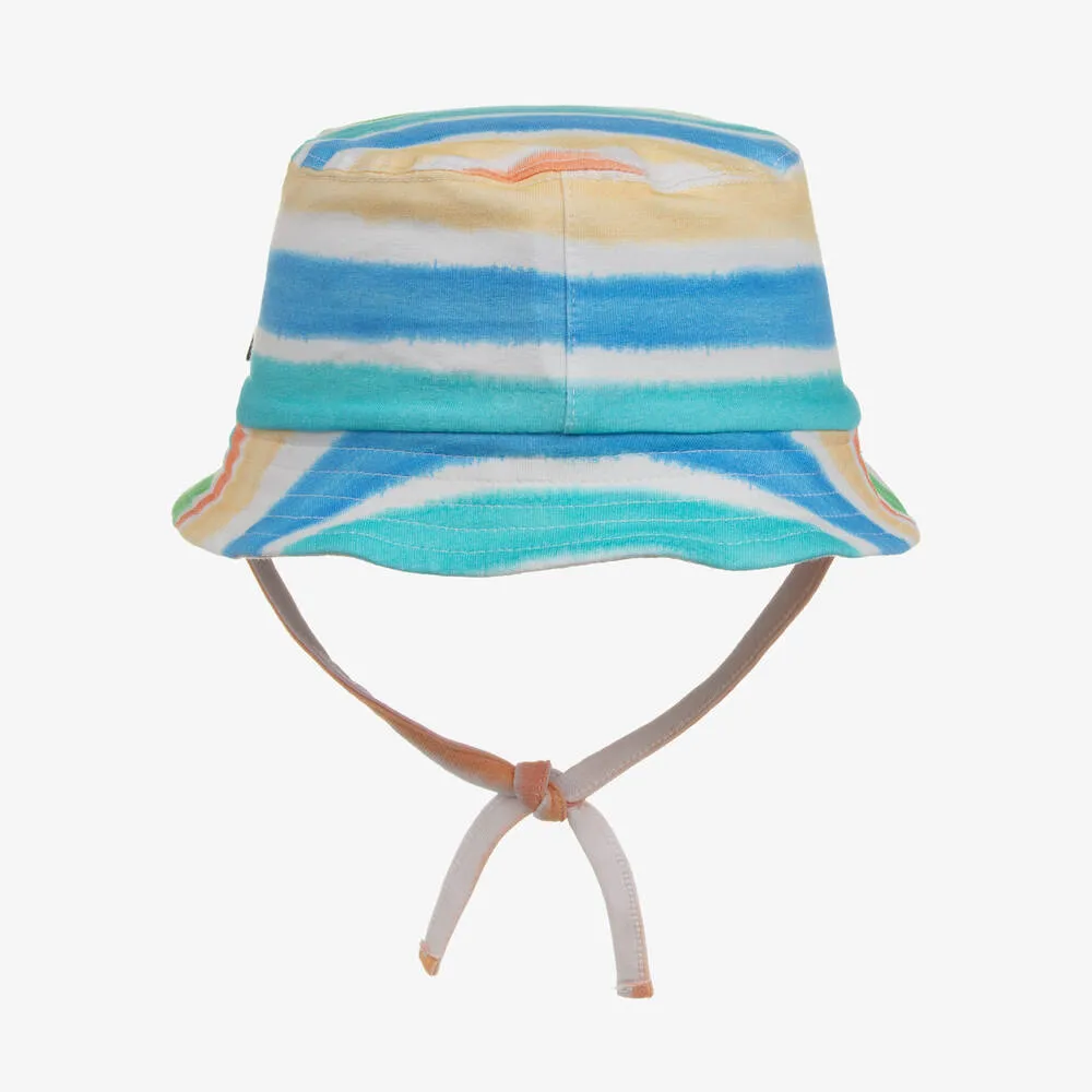 Multicolour Stripe Cotton Sun Hat