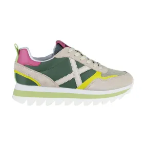 MUNICH 8765060 Multi-color Platform Sneakers with Ripple Pattern