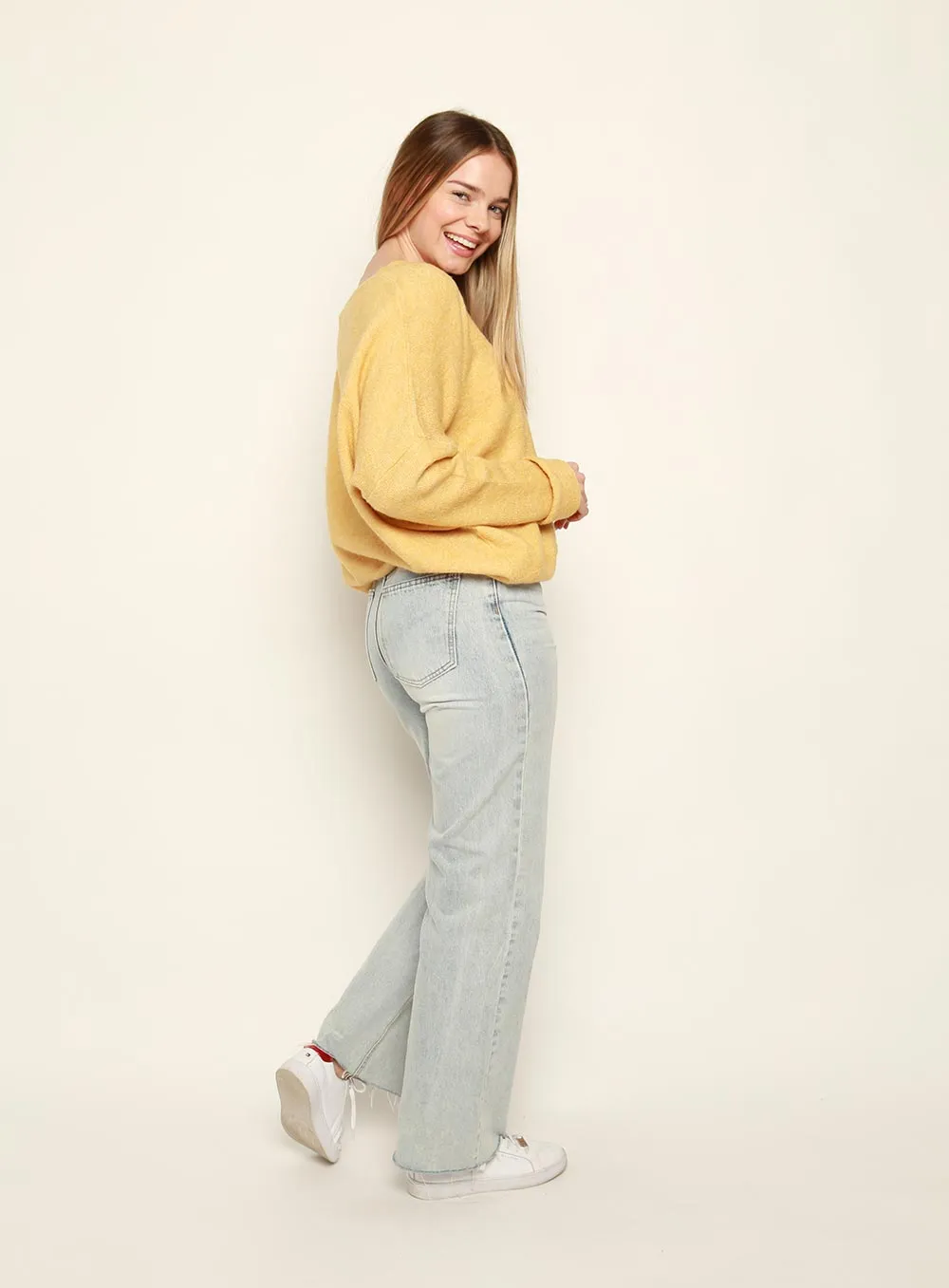 Mustard Knit Jumper - Christina Essential