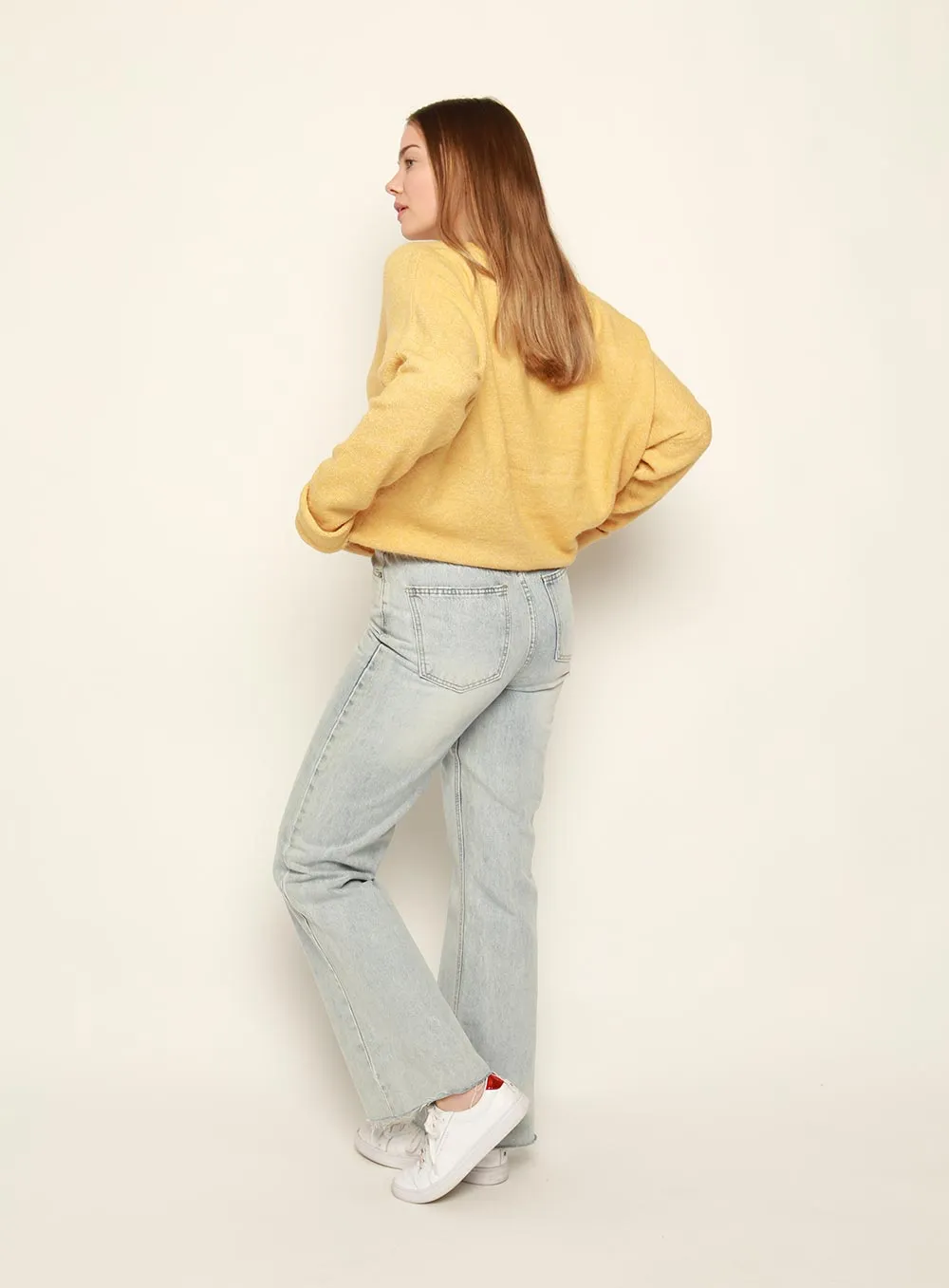 Mustard Knit Jumper - Christina Essential