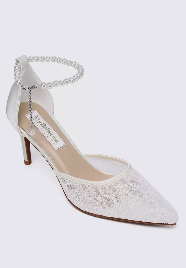 My Ballerine My Ballerine Poppy Comfy Heels In White