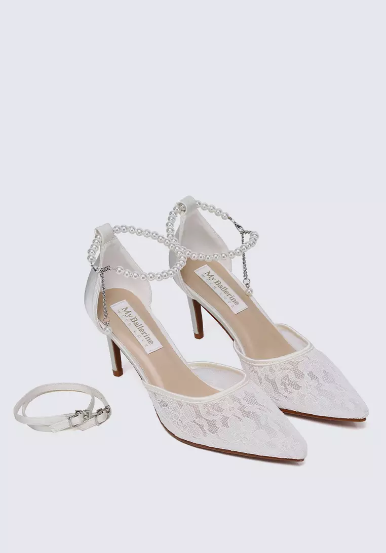 My Ballerine My Ballerine Poppy Comfy Heels In White