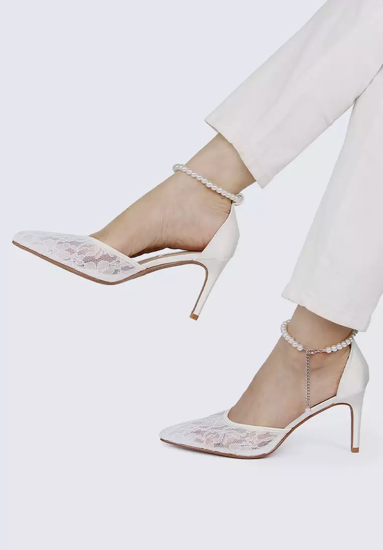 My Ballerine My Ballerine Poppy Comfy Heels In White