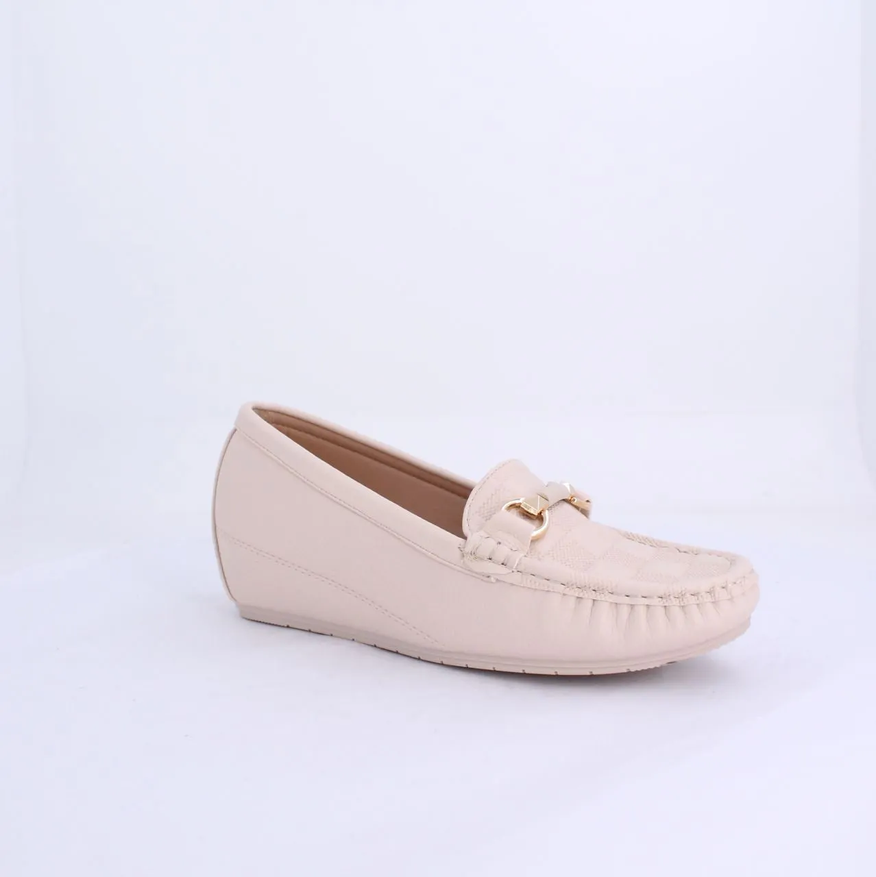 MYRA WEDGE MOCCASINS - OFFWHITE