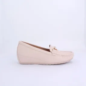 MYRA WEDGE MOCCASINS - OFFWHITE