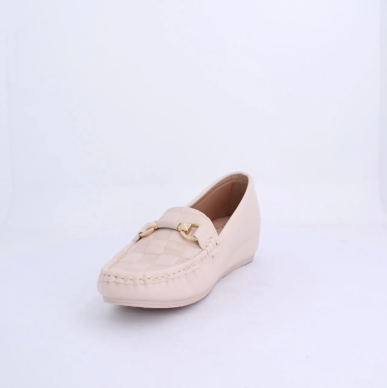 MYRA WEDGE MOCCASINS - OFFWHITE