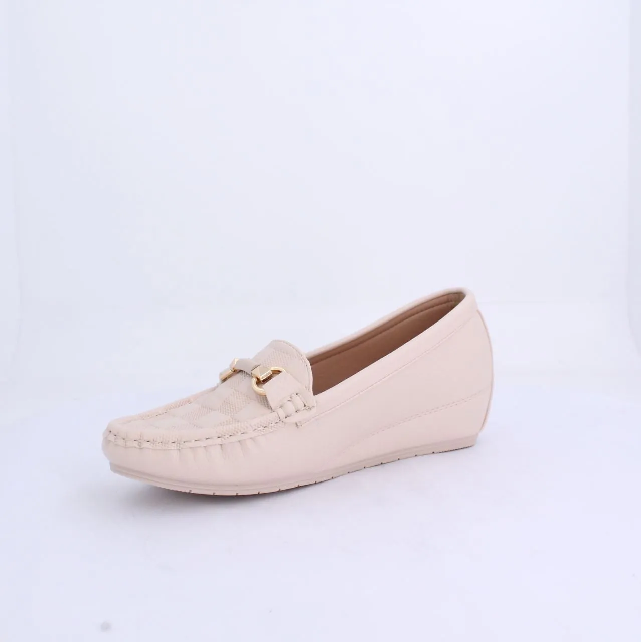 MYRA WEDGE MOCCASINS - OFFWHITE